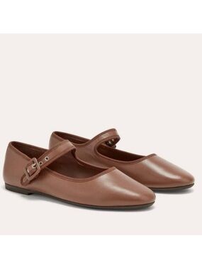 Everlane THE DAY BUCKLE MARY JANE in Rum